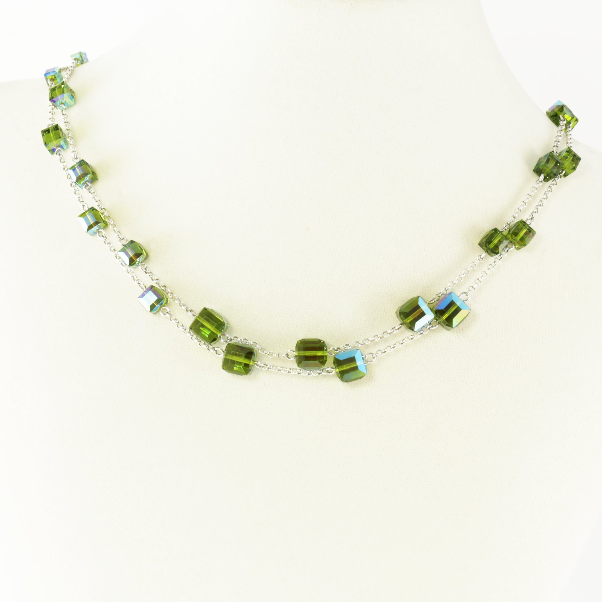 Windows Change-ABLE Necklace in Green Shimmer