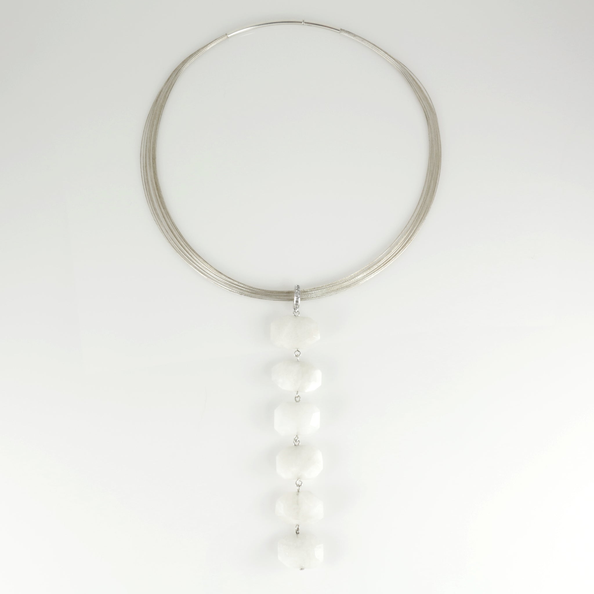 Plaza Necklace in Moonstone