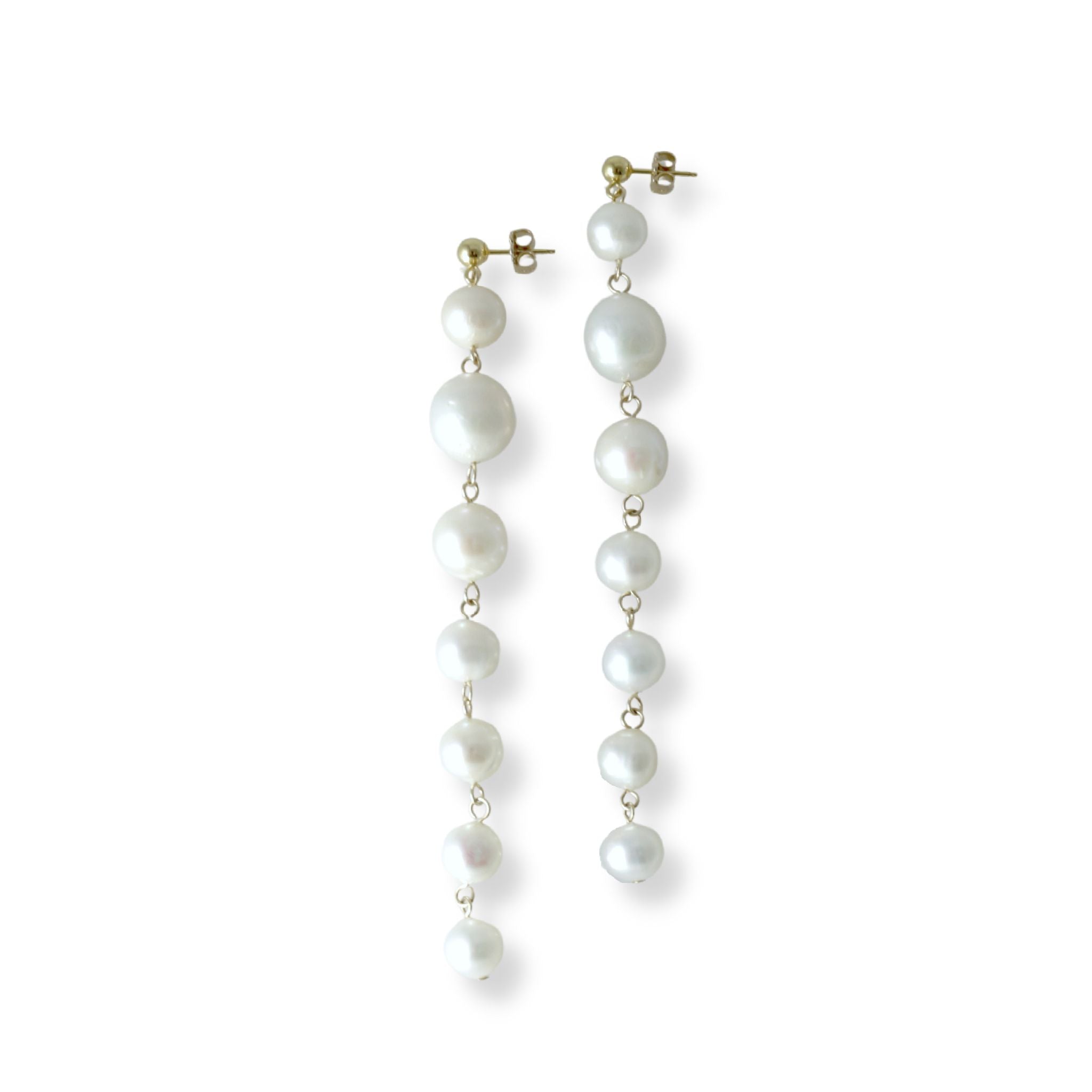 Waterfall Set in White Pearl